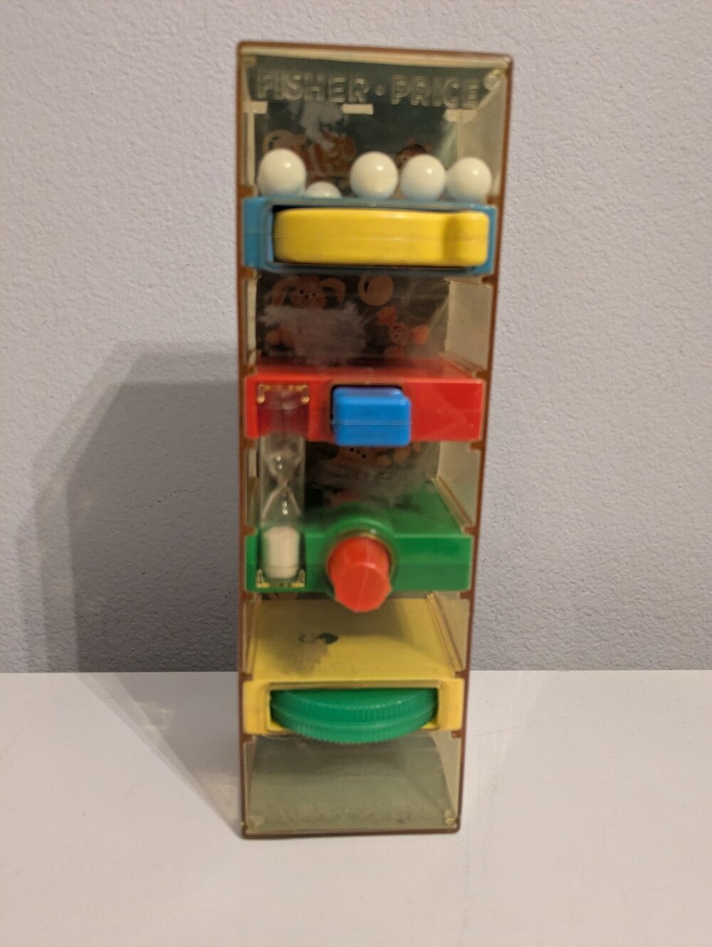 Vintage 1971 Fisher Price 118 Made in the USA Tumble Tower Works with Timer
